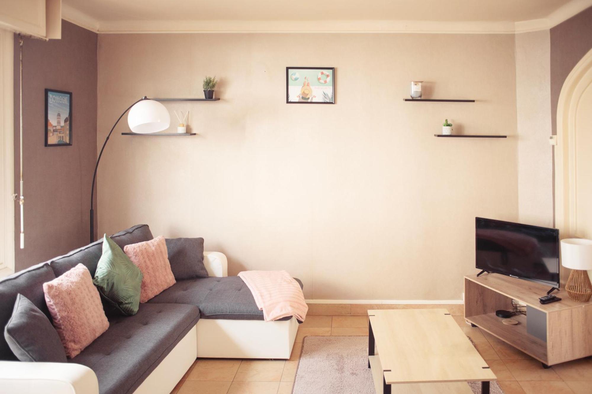 Spa , Jardin 250M2 Et Appartement Cosy De 60 M2 Au Centre Boulogne-sur-Mer Dış mekan fotoğraf